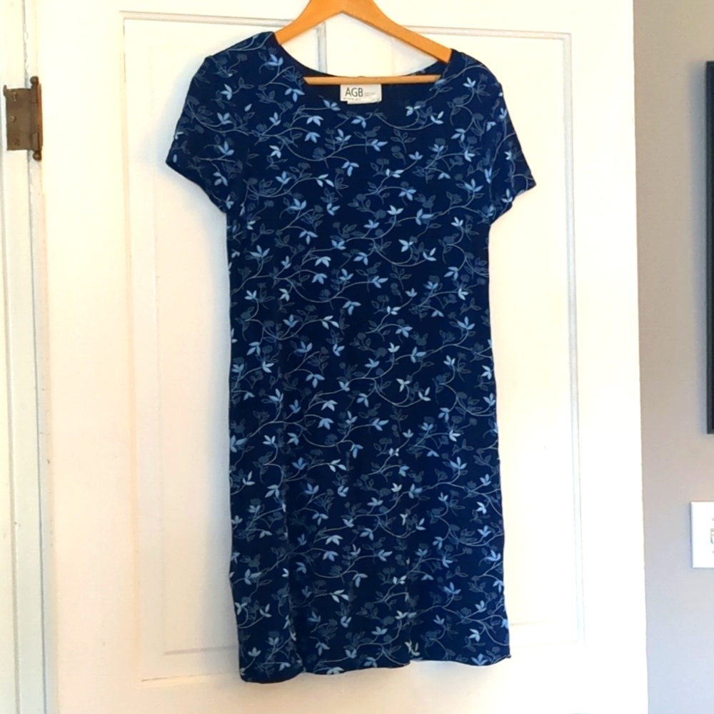 Floral t shirt dress